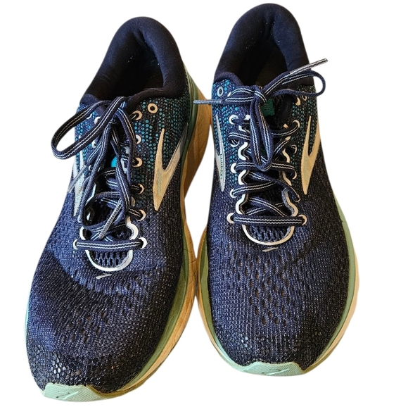 Brooks Women's Athletic Shoes Ghost 11 Running - Navy and Mint - Picture 7 of 9